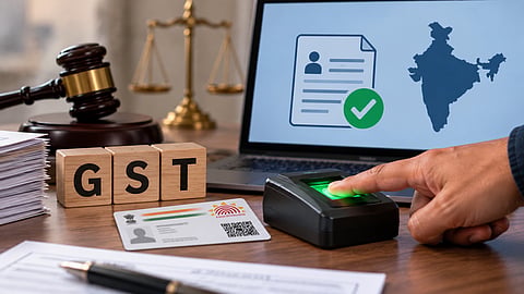 The Delhi HC has ordered mandatory biometric Aadhaar verification for every GST registration | Representational image