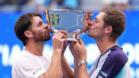 The fifth-seeded American-British combination overcame the sixth seeds in a tightly contested final