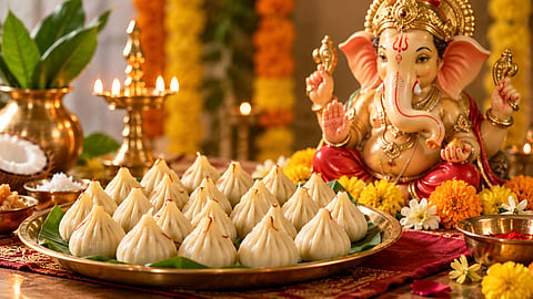 Modak is traditionally considered one of Lord Ganesha's favourite sweets, with 21 modaks offered during worship as part of a cherished festive tradition 