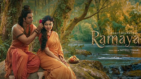 Ramayana new poster gives glimpse of Ranbir Kapoor, Sai Pallavi's Rama-Sita chemistry | Instagram/worldoframayana