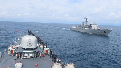 The deployment assumes significance because Myanmar occupies a crucial geographical position along India’s eastern maritime neighbourhood
