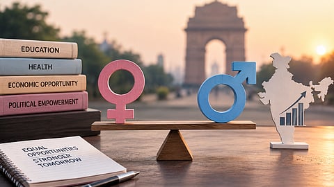 India retained its 131st rank among 145 countries, while its overall gender parity score rose to 64.5 per cent in the WEF’s 2026 index | Representational image