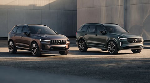 XC60 gets fresh styling and cabin updates while flagship XC90 focuses largely on powertrain improvements as Volvo strengthens its electrified portfolio

