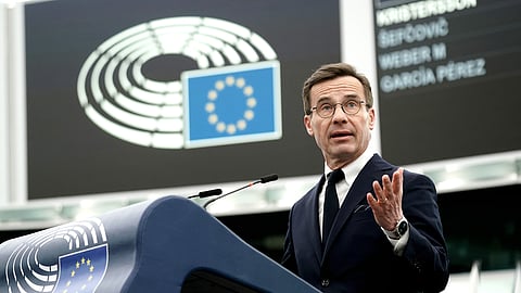Kristersson had led Sweden through a three-party centre-right coalition whose parliamentary majority depended on outside support from the Sweden Democrats