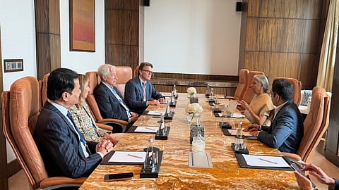 Meeting with one of the world’s most influential bankers comes as India seeks to attract greater global investment and deepen its financial markets