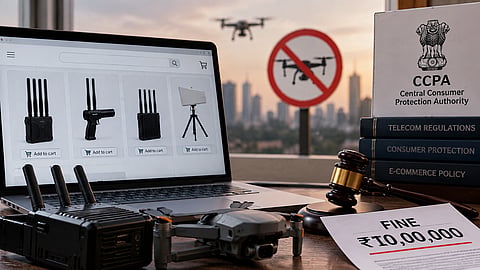 The CCPA fined Xboom for listing prohibited jammer equipment without required approvals and disclosures | Representational image