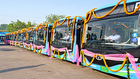 GPS tracking and panic buttons had been built into the new network as the government targeted a 15,000-bus fleet in five years