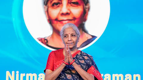 Union Finance Minister Nirmala Sitharaman during the AIMA's 53rd National Management Convention, in New Delhi | File image/PTI