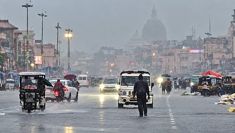 Heavy rain lashes parts of Puri | X/ANI