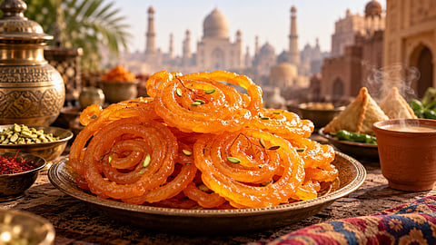 Jalebi's earliest known versions can be traced to West Asia, where similar sweets were called zalabiya or zulabiya | Representational image/AI generated