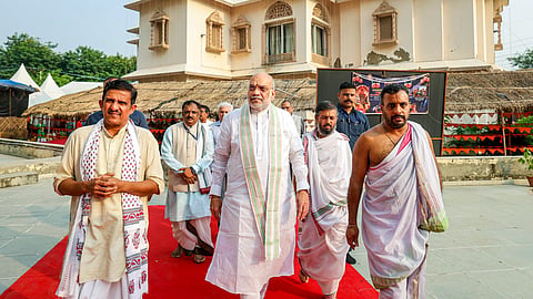 Amit Shah said BrahMos missiles manufactured in Lucknow were giving Pakistan 'sleepless nights' as he showcased Uttar Pradesh’s expanding defence manufacturing sector | File image/PTI