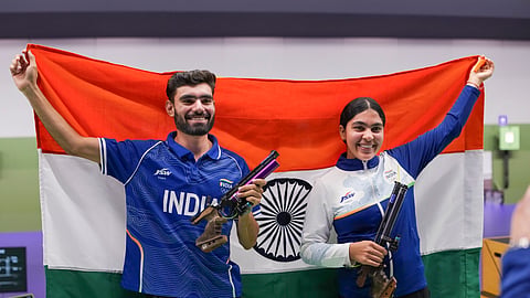 Kamaljeet and Suruchi Inder Singh had delivered a Games and Asian record 484.6 to end India’s six-day wait for shooting gold