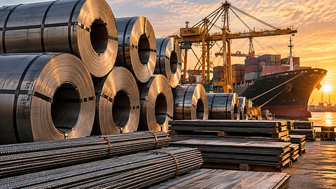 India’s finished steel exports also increased 34.1 per cent year-on-year to 2.98 MT during April-August, with Vietnam the top destination | Representational image