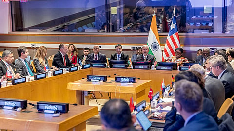 External Affairs Minister S Jaishankar co-chairs an inaugural meeting during a high-level side event on the sidelines of the 81st Session of the UNGA 81, in New York | Representational image/PTI