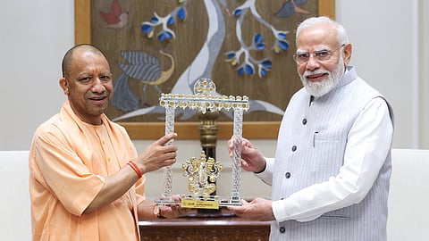 Yogi meets PM Modi as BJP focuses on organisation and defence production in Uttar Pradesh | PTI
