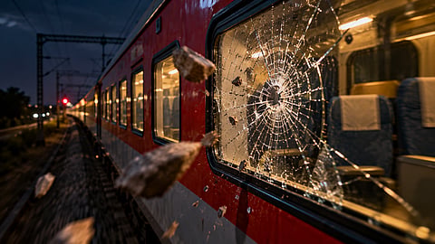 Three coaches of the Mumbai-bound Duronto Express were hit by stones on Friday night, though no injuries were reported | Representational image