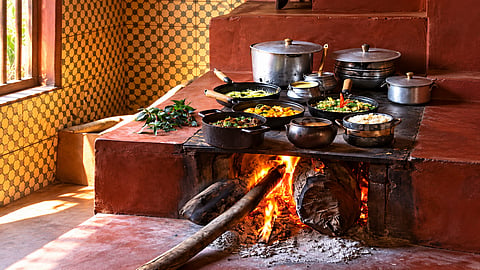 Across India, cooks continued to preserve an older culinary knowledge in which firewood, earthen stoves and heavy utensils determined how food tasted