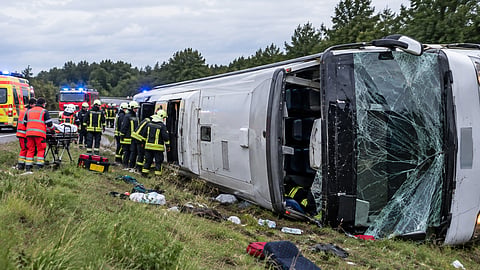 Two dead, eight injured as Philippine tourist bus veers off German highway | Representational Image