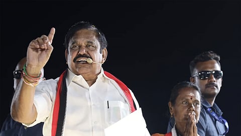 The AIADMK chief had alleged that TVK was engineering defections as the October 6 bypoll battle intensified in Dharapuram and Madurantakam

