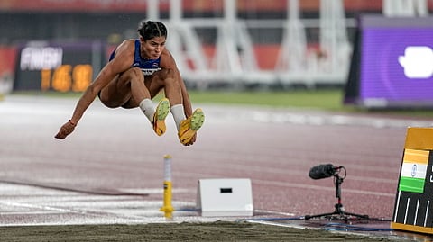 Anju Bobby George had called the measurement an “injustice” after Shaili finished fourth in the women’s long jump final

