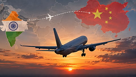 New Delhi is exploring Xinjiang and Bhutan as possible alternate air routes amid the continued closure of Pakistani airspace to Indian flights | Representational image