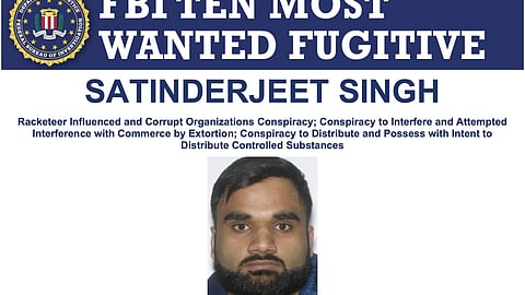 The FBI has added fugitive gangster Goldy Brar to its Ten Most Wanted list and announced a reward of up to $1 million for information leading to his capture | X/@FBIMostWanted