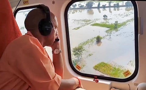 Yogi Adityanath visits flood-hit Tamkuhiraj, announces aid for victims and damaged homes | PTI