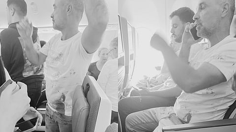 Fresh images and passenger accounts shed light on the chaos aboard a Flydubai flight that diverted to Saudi Arabia | X