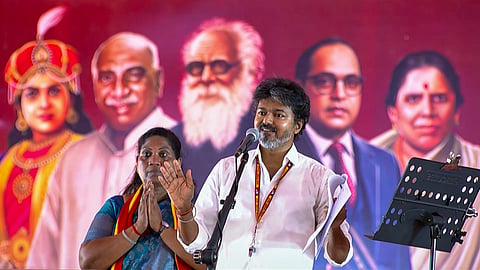 The Chief Minister had campaigned for TVK candidate Sathyabama ahead of the October 6 Dharapuram Assembly bypoll

