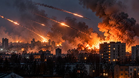 Four people, including a child, were killed as Russia intensified its missile and drone attacks on Kyiv, targeting energy infrastructure and other sites | Representational image