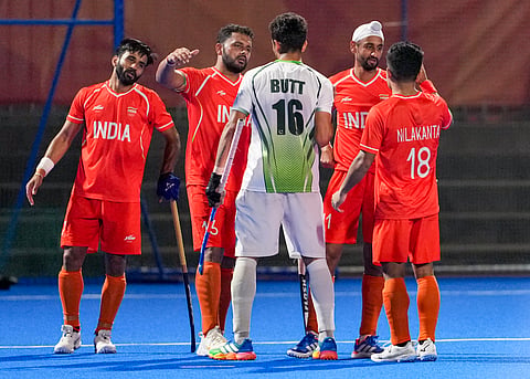 India had booked a gold-medal clash against Malaysia after surviving Pakistan’s spirited second-half comeback