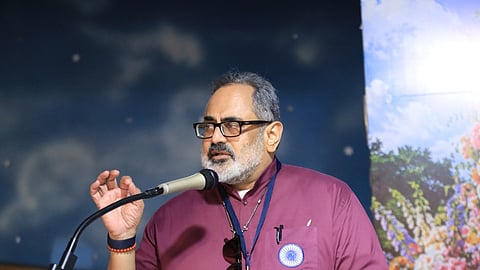 Rajeev Chandrashekhar hit out at Rahul Gandhi, questioning his silence on unemployment and exam irregularities in Kerala | X