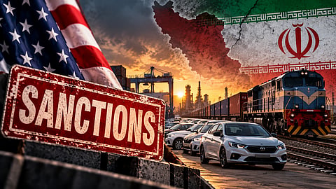 The US has imposed fresh sanctions on Iran's major automobile and railway companies as Washington seeks to further restrict Tehran's economic resources | Representational image