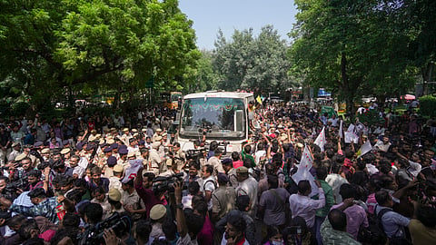 AAP leaders and student activists were among over 700 protesters detained during the Jantar Mantar stir over SIR and alleged electoral roll irregularities | PTI
