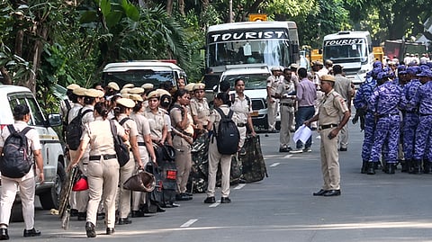 Delhi Traffic Police has announced diversions and restrictions near Jantar Mantar as AAP and student groups prepare for a protest on Friday | X/ANI