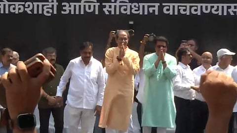 Ashish Shelar mocks Thackerays' anti-EC rally and says Opposition blames EVMs for poll defeats | X