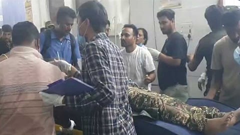 The injured personnel were shifted to Konta hospital as authorities ruled out a Maoist attack