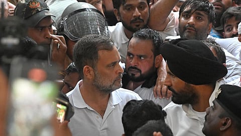 The alliance demanded Gyanesh Kumar's resignation, withdrawal of the SIR exercise and restoration of 13 crore allegedly excluded voters