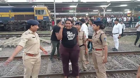 Those detained were travelling from several states, while police said they were being counselled to return home

