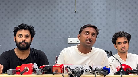 CJP leader Ajinkya Shinde has announced fresh protests demanding CEC Gyanesh Kumar's removal during a Press conference, on Saturday | PTI