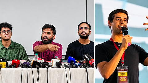Dhruv Rathee walks free after detention as CJP leaders await a magistrate in Delhi | X