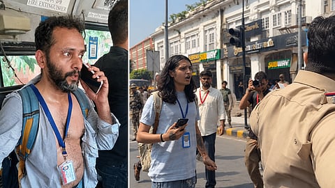 Journalists face detention and alleged assaults as security forces crack down on Delhi protests | X