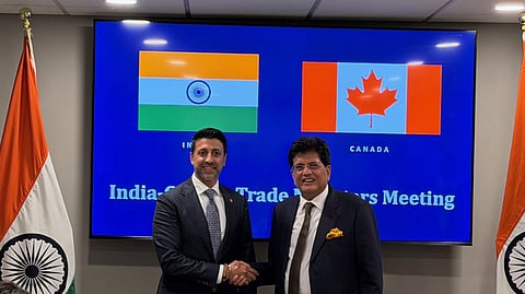 India offers its best possible trade deal as Canadian minister Maninder Sidhu visits New Delhi | X
