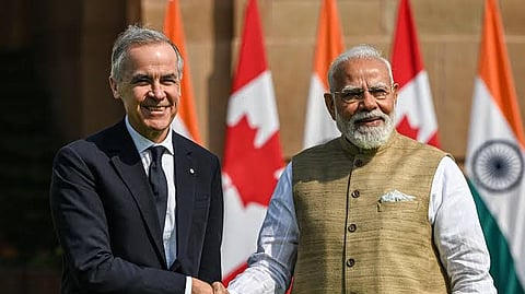 Modi and Carney recently agreed to strengthen ties in trade, energy, technology and security, with both nations targeting higher bilateral trade
