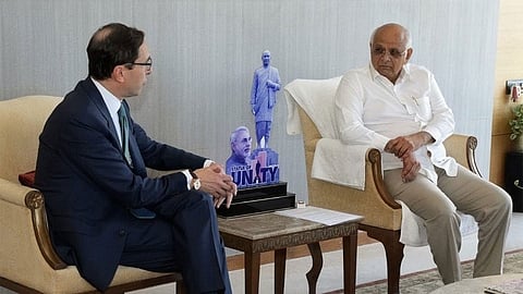Patel invited BlackRock to Vibrant Gujarat Summit 2027, pitches GIFT City as international financial hub rivalling Singapore and Hong Kong
