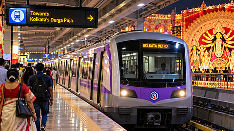 Planning to visit Kolkata's Durga Puja pandals? Check the Metro's special timetable, including overnight services, revised train frequencies and the Orange Line shutdown