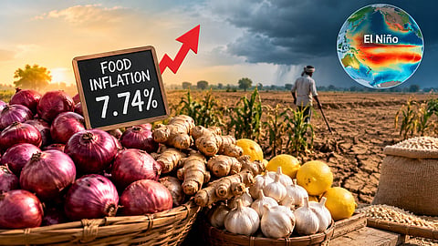 Onion prices more than doubled year-on-year, while ginger, garlic and lemon also recorded sharp price increases 