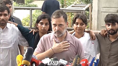 Rahul Gandhi holds press conference as protesters recount alleged beatings and police misconduct | X