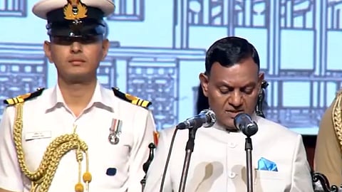 Braj Mohan Ram takes oath as Odisha Governor in presence of CM Majhi and other dignitaries | X