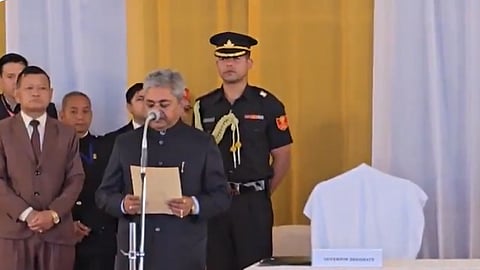 Dushyant Kumar Gautam succeeds Om Prakash Mathur as Sikkim Governor amid protests | X